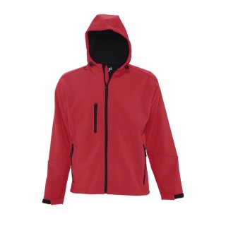 Chaqueta polar softshell para hombre con capucha personalizada